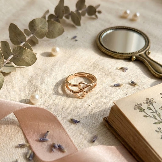 Zaraab ‘Twin Hearts’ Ring