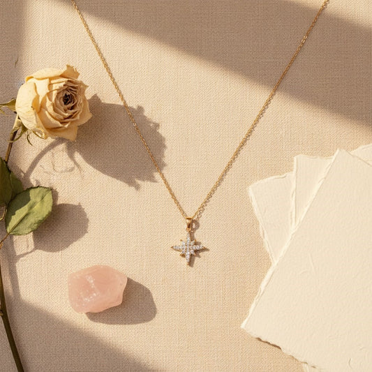 The Polaris North Star Pendant – Gold Edition by Zaraab