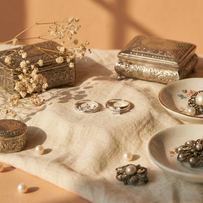 Zaraab Silver-Tone Solitaire Ring