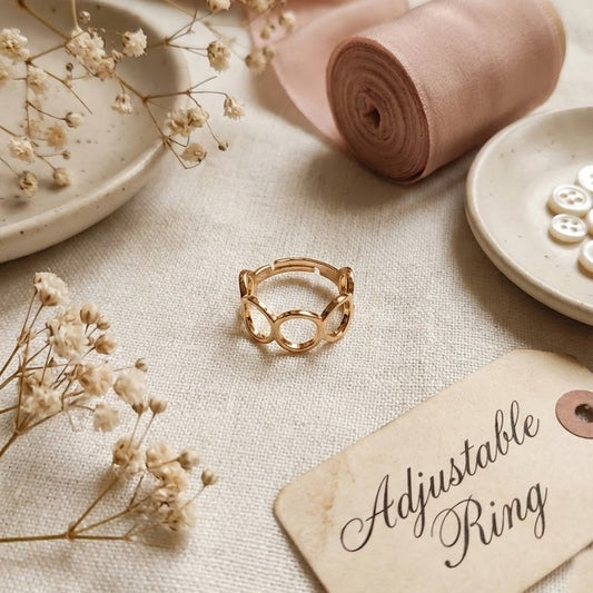 Zaraab Triple Circle Open Ring