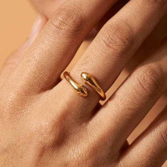 Zaraab "Free Spirit" Wing & Nail Bypass Ring