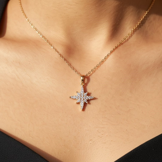 The Polaris North Star Pendant – Gold Edition by Zaraab